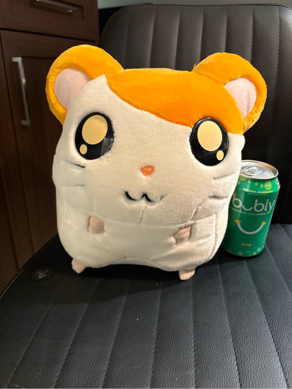 Vintage Hamtaro Hasbro Epoch 2002 10’’ Ham-Ham Stuffed Animal Plush Orange